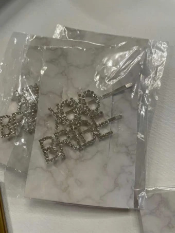 Faire xoxo bride clip silver #0 thumbnail