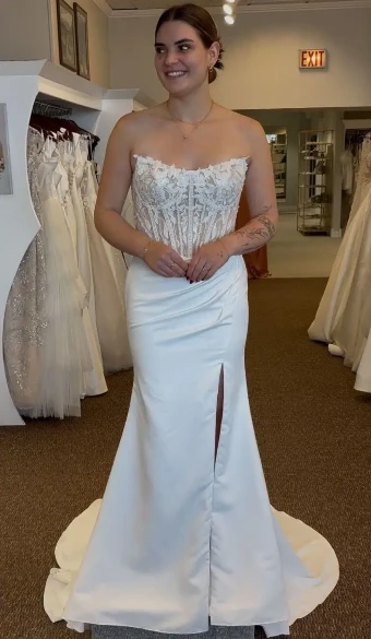 Oliver Lane TTK5216 #0 Ivory / Nude / Ivory Satin thumbnail