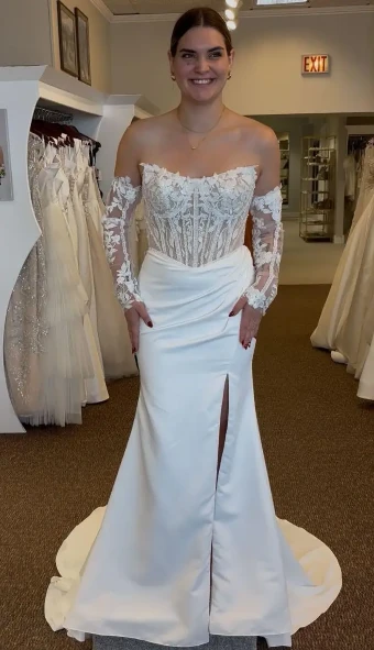 Oliver Lane TTK5216 #1 Ivory / Nude / Ivory Satin thumbnail