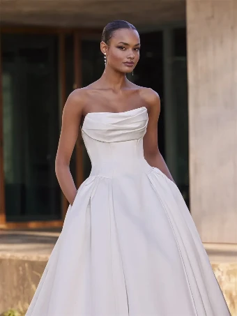 Pronovias TTK7213 #2 Off-White thumbnail