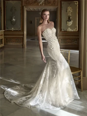 Pronovias TTK7214 #1 Off White/Champagne thumbnail