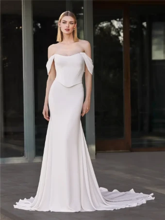 Pronovias TTK7222 #0 Off White thumbnail