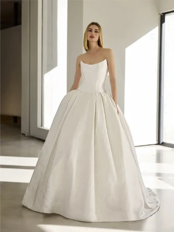 Pronovias TTK7208 #0 Off White thumbnail