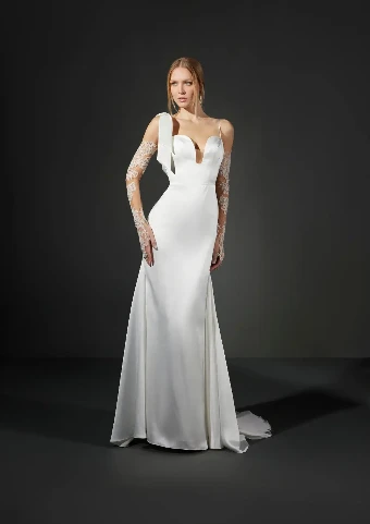Pronovias TTK7197 #2 Off-White thumbnail