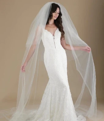 BelAire Bridal BA V7898C #0 Ivory thumbnail