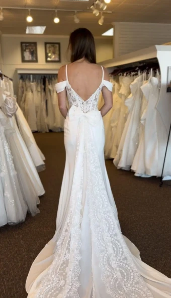 Oliver Lane OL Lace Bow #0 Ivory thumbnail