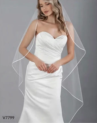BelAire Bridal BA V7799 #0 Light Ivory thumbnail