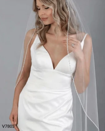 BelAire Bridal BA V7803C #0 Ivory thumbnail