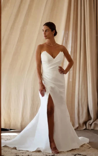 Martina Liana 1557-Dress #0 Ivory thumbnail