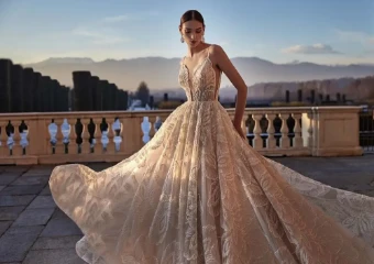 Pronovias Orlanda #2 Off-White/Light Nude/Nude thumbnail