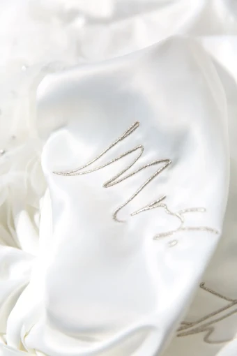 Heirloom Bridal Company Feather Sleeve Robe #5 thumbnail