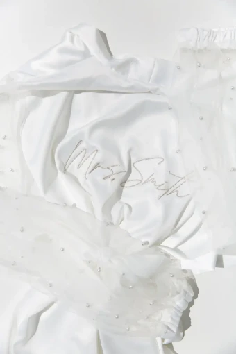 Heirloom Bridal Company Pearl Sleeve Robe #1 thumbnail