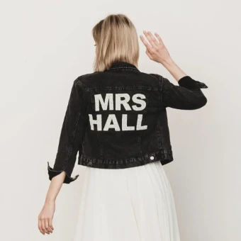 Heirloom Bridal Company Varsity Pearl Jacket #1 thumbnail