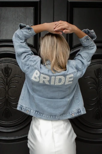 Heirloom Bridal Company Varsity Pearl Jacket #0 default thumbnail