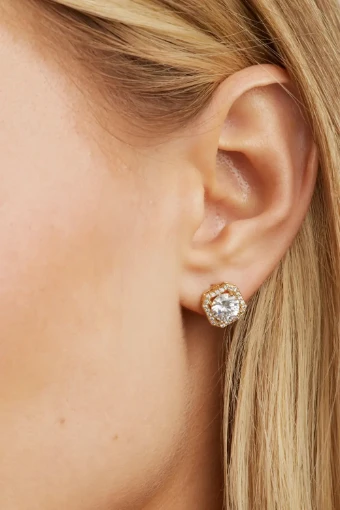Untamed Petals Adriana Studs #0 default Gold thumbnail
