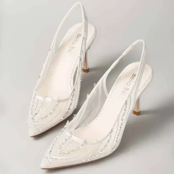 Bella Belle Shoes Anastasia #2 Ivory thumbnail
