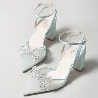 Bella Belle Shoes Athena Blue #3 Blue thumbnail