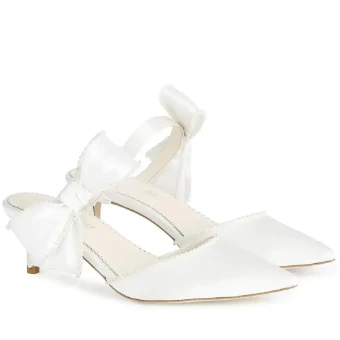 Bella Belle Shoes Brooke #4 Ivory thumbnail