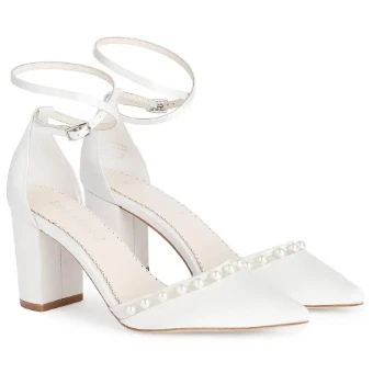 Bella Belle Shoes Emery #4 Ivory thumbnail