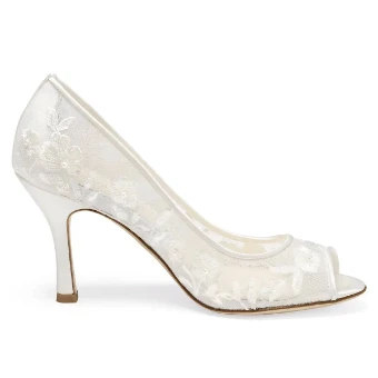 Bella Belle Shoes Emily #5 Ivory thumbnail
