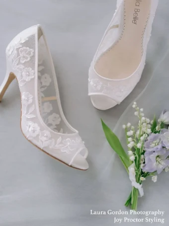 Bella Belle Shoes Emily #4 Ivory thumbnail