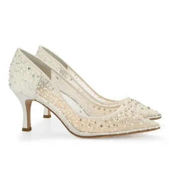 Bella Belle Shoes Evelyn #1 Ivory thumbnail