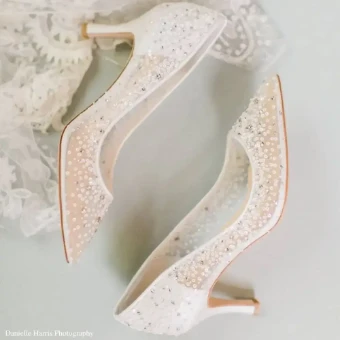 Bella Belle Shoes Evelyn #4 Ivory thumbnail