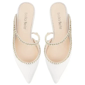 Bella Belle Shoes Hadley #5 Ivory thumbnail