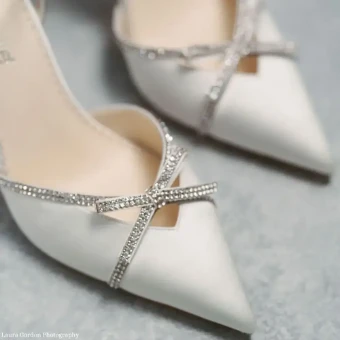 Bella Belle Shoes Kendall #3 Ivory thumbnail