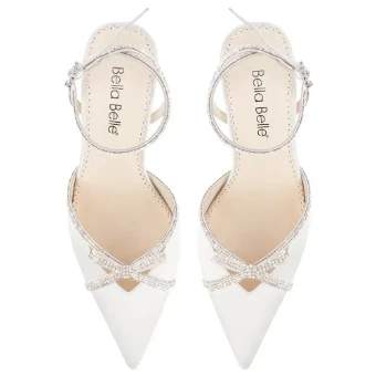 Bella Belle Shoes Kendall #1 Ivory thumbnail