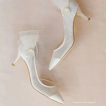 Bella Belle Shoes Rae #5 Ivory thumbnail