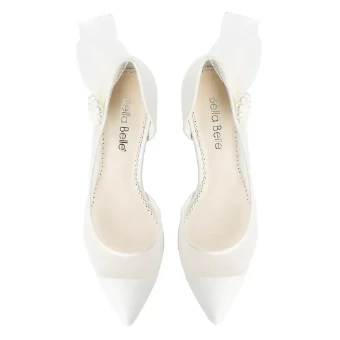 Bella Belle Shoes Rae #4 Ivory thumbnail