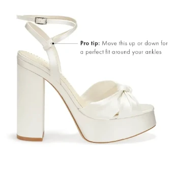 Bella Belle Shoes Serafina #1 Ivory thumbnail