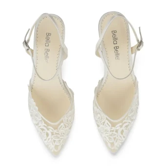 Bella Belle Shoes Mina #4 Ivory thumbnail