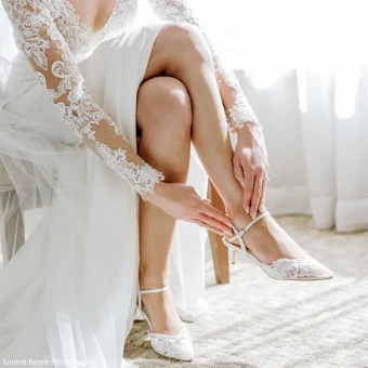Bella Belle Shoes Mina #3 Ivory thumbnail