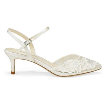 Bella Belle Shoes Mina #7 Ivory thumbnail