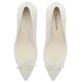 Bella Belle Shoes Monica #3 Ivory thumbnail