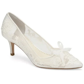 Bella Belle Shoes Monica #4 Ivory thumbnail