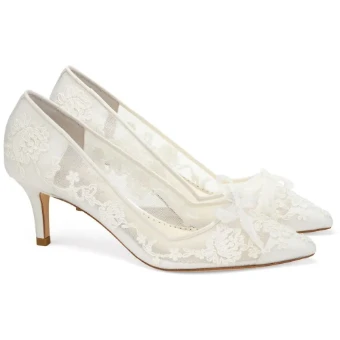 Bella Belle Shoes Monica #5 Ivory thumbnail