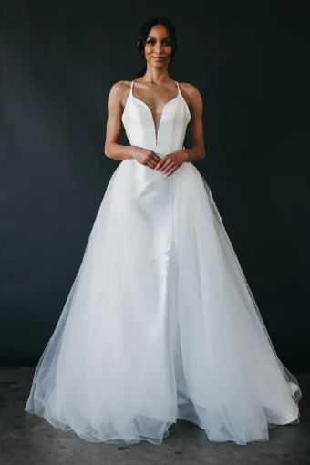 Heirloom Bridal Company brynlee overskirt #0 Ivory thumbnail