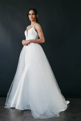 Heirloom Bridal Company brynlee overskirt #1 Ivory thumbnail